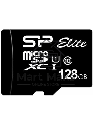 Флеш карта microSDXC 128Gb Class10 Silicon Power SP128GbSTXBV1V20 Elite w/o adapter