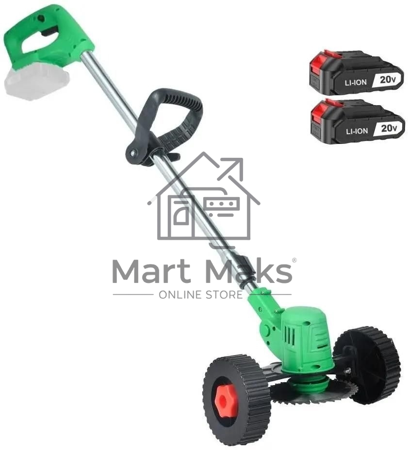 Триммер электрический Deko GreenCut 20 Pro аккум. 650Вт неразбор.штан. реж.эл.:леска/нож/диск