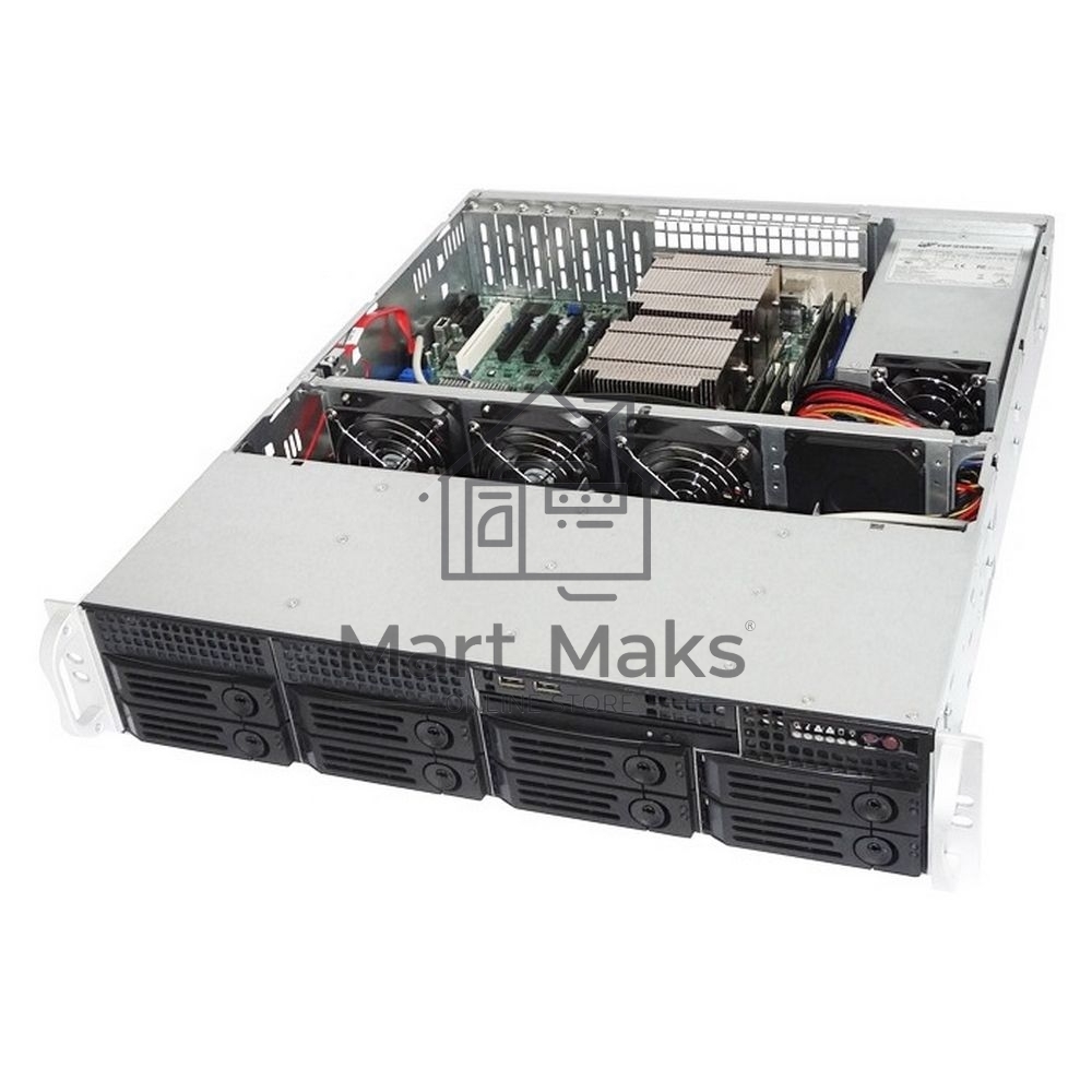 Серверный корпус Ablecom CS-R25-37P, PSU: CRPS(1+1), Acbel: 800W HDD Tray: 8, 8-port 6Gbps SAS/SATA to SATA with SGPIO CS-R25-37P, PSU: CRPS(1+1), Acbel: 800Wб HDD Tray: 8 drive trays, Backplane: 8-port 6Gbps SAS/SATA to SATA with SGPIO