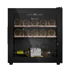 Винный шкаф Maunfeld MFWC-40S14 черный, 40 л, 1 отсек, 14 бут., класс G