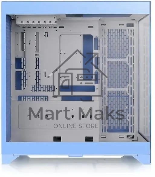 Компьютерный корпус Thermaltake CTE E660MX голубой без БП E-ATX 13x120mm 11x140mm 2xUSB3.0 audio bott PSU