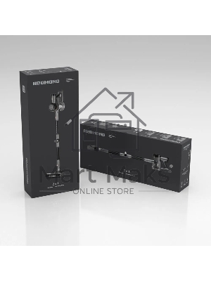 Пылесос вертикальный Redmond VH1311 серый, питание от аккумулятора, 350 Вт, уборка сухая, пылесборник 0.6 л, работа от АКБ max 48 мин