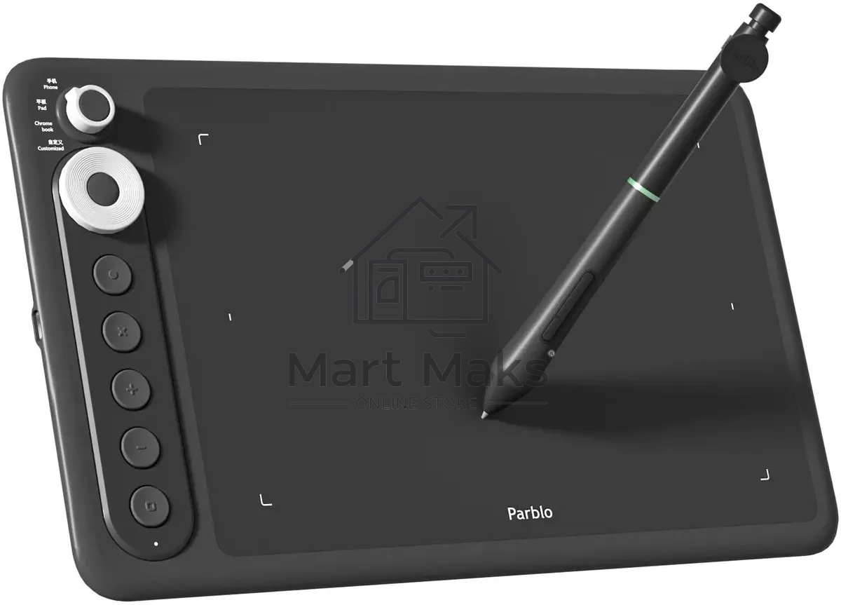 Графический планшет Parblo Intangbo X7 USB Type-C черный