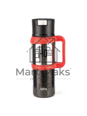 Термос LARA LR04-17 1,2 л нержавеющая сталь/пластик