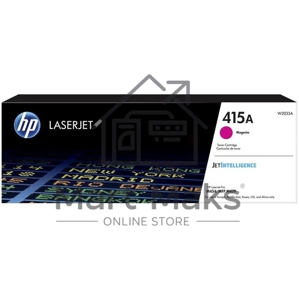 Картридж лазерный NVPrint совместимый NV-W2033A 415A Magenta (БЕЗ ЧИПА) для HP Color LaserJet M454DN/M479DW/M479 (2100k)