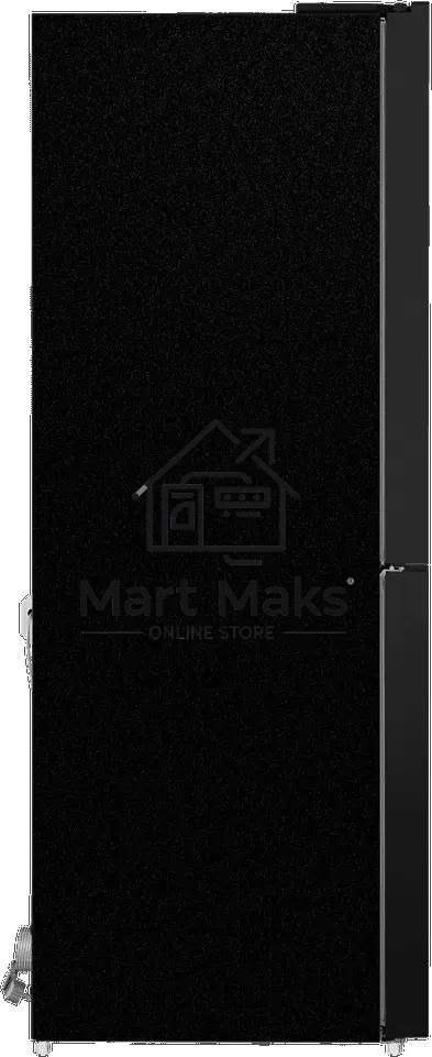 Холодильник Maunfeld MFF181NFB черный глянцевый, трехкамерный, 333/164л, морозилка сбоку, No Frost, Side by Side