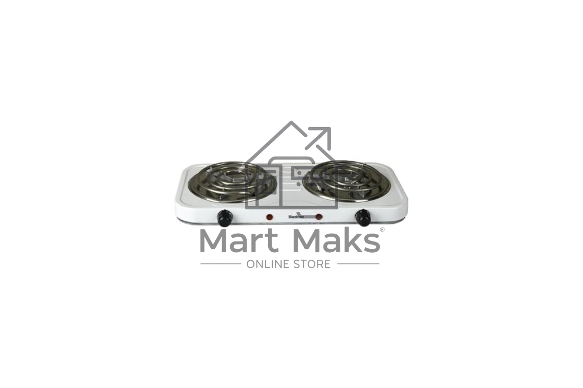 Плита настольная электрическая Blackton Bt HP205W белый, 2 кВт, ТЭН, конфорки - 2, эмаль, поворотные переключатели