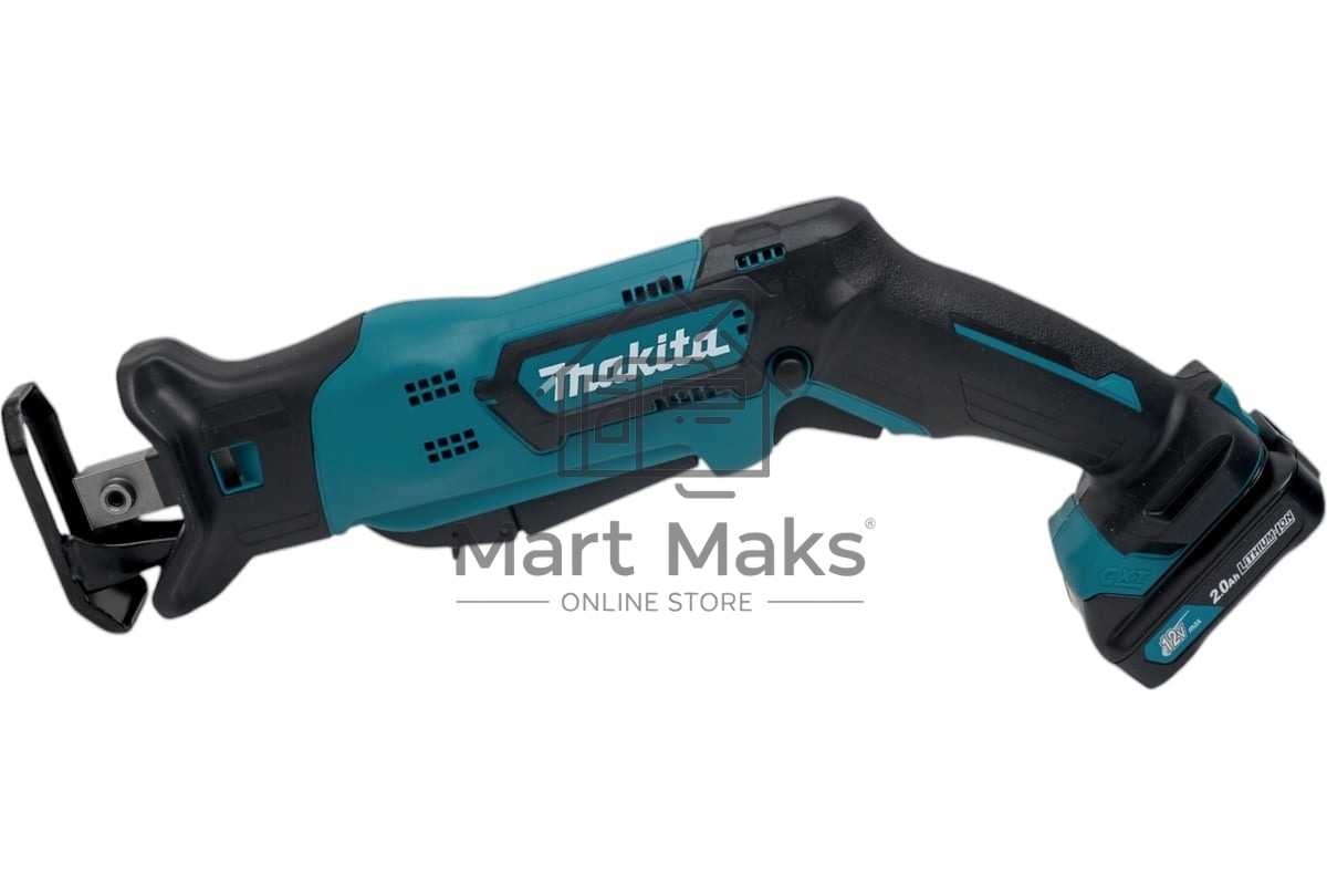 Ножовка Makita JR105DWAE 10.8В 2х2Ач Li-ion слайдер 0-3300об\м ход-13мм рез-50мм 1.3кг чем подсв