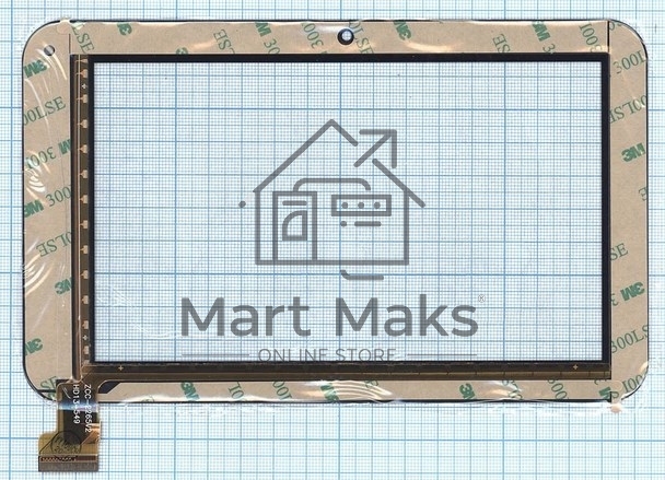 Сенсорное стекло (тачскрин) ZCC-2265V2 HD13-549, черное