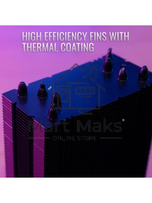 Кулер для процессора AeroCool / Formula Rave 4 ARGB черный, 120 мм, алюминий/медь, 1800 об/мин, 27 дБ, 4 pin, 130 Вт, 135 мм