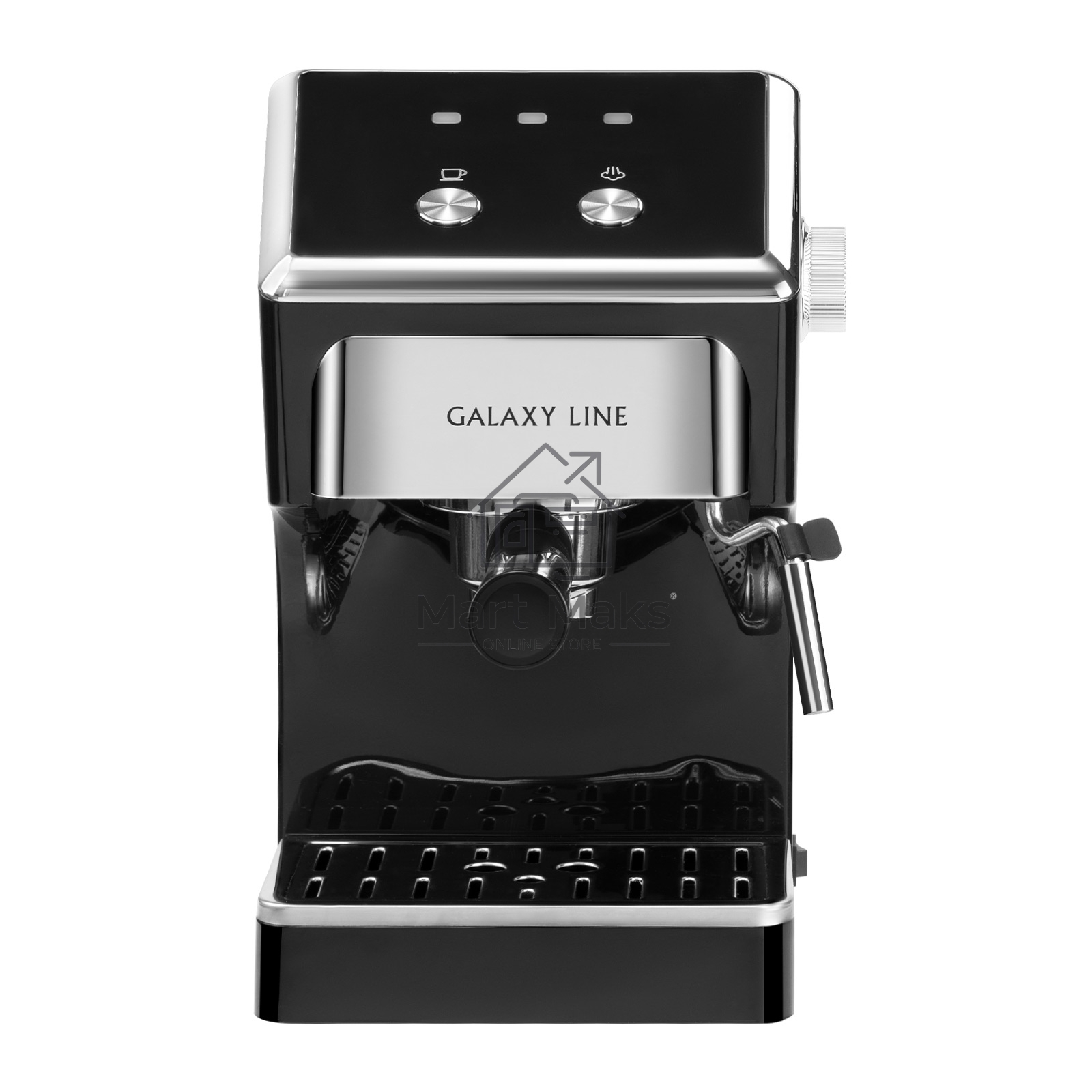 Кофеварка электрическая Galaxy Line GL 0756 черный, исп. кофе - молотый, 1,5 л, 1500 Вт, 20 Бар.