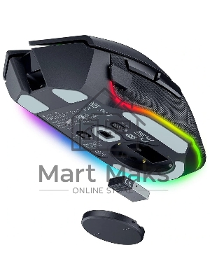 Мышь беспроводная/проводная Razer Basilisk V3 Pro 35K черный, 35000 dpi, радиоканал, Bluetooth, USB, кнопки - 11