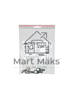 Наконечник медный луженый JGA-16-8 (ТМЛ) (5 шт/упак) IEK