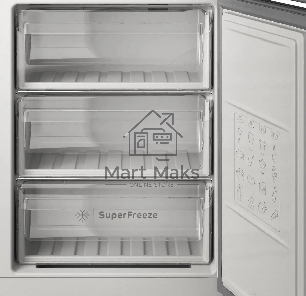 Холодильник Indesit ITS 4200 G серебристый двухкамерный 247/78л морозилка снизу, No Frost