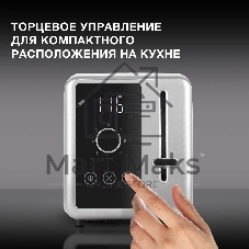 Тостер Hyundai HYT-3305 черный/серебристый, 800 Вт, 2 слота