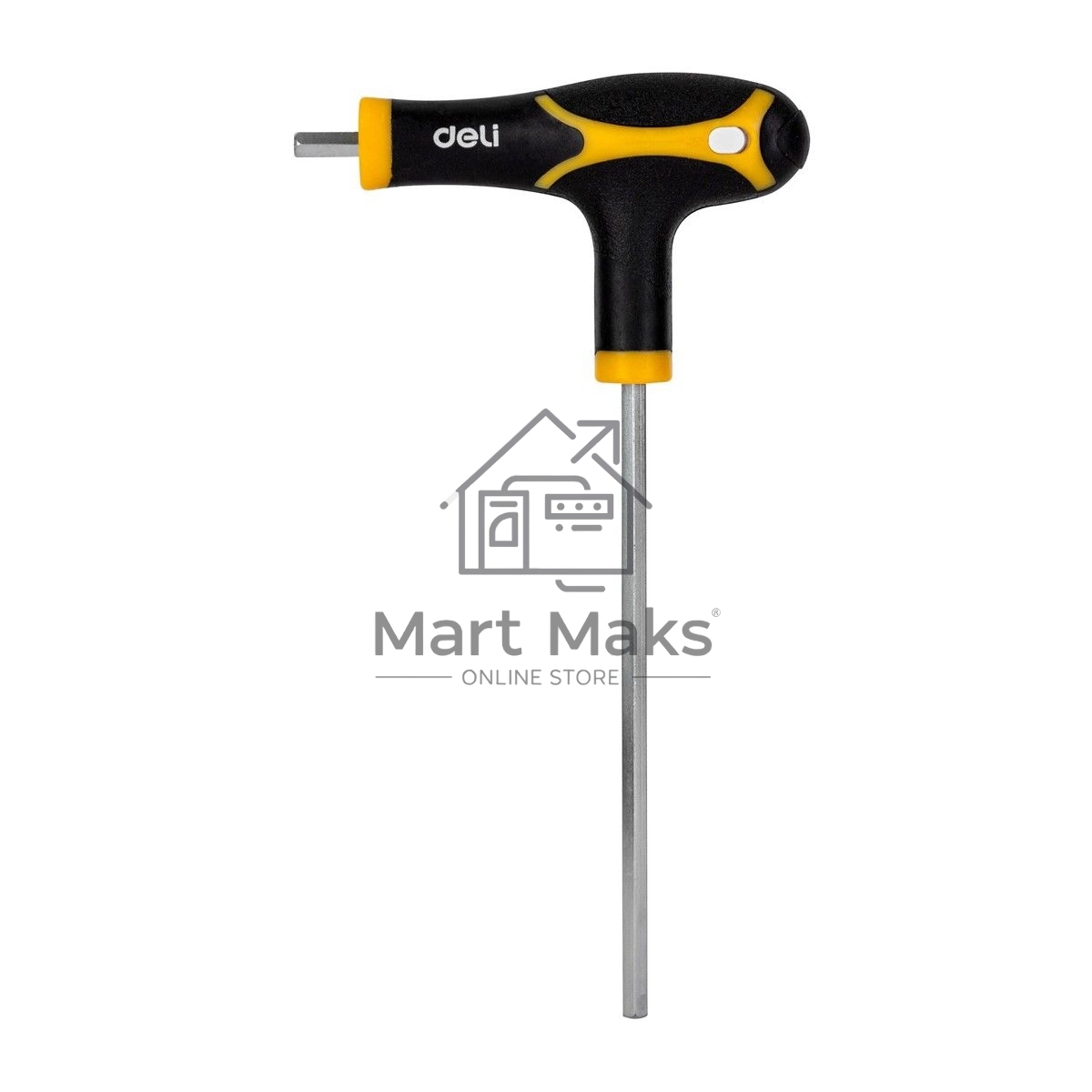 Набор шестигранных ключей Deli DL233108 8 шт. Материал: CR-V. Спецификация: 2x75 мм/2,5x75 мм/3x100 мм/4x100 мм/5x150 мм/6x150 мм/8x200 мм/10x200 мм. Удобная рукоять.