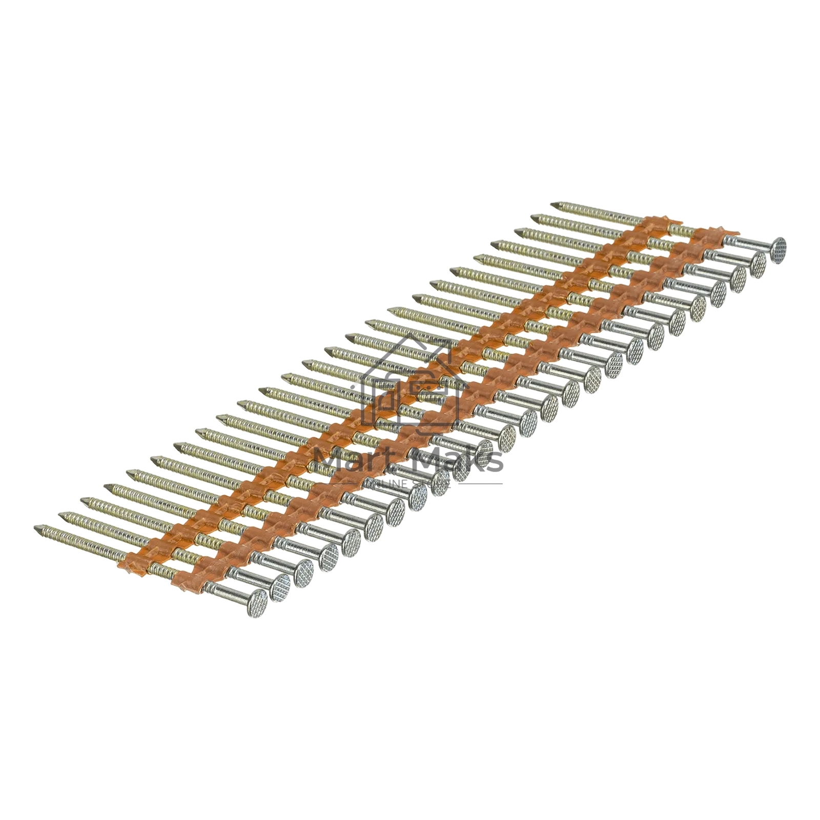 Гвозди Denzel для пнев. нейлера (оцинк.), длина - 65 мм, диам. - 2,9 мм, 2000 шт.