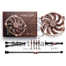 Вентилятор корпусной Noctua NF-A14x25r G2 PWM, 140 мм, 1500 об/мин, 22.8 дБ, 4-pin PWM, без подсветки