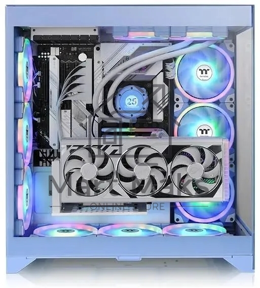 Компьютерный корпус Thermaltake CTE E660MX голубой без БП E-ATX 13x120mm 11x140mm 2xUSB3.0 audio bott PSU