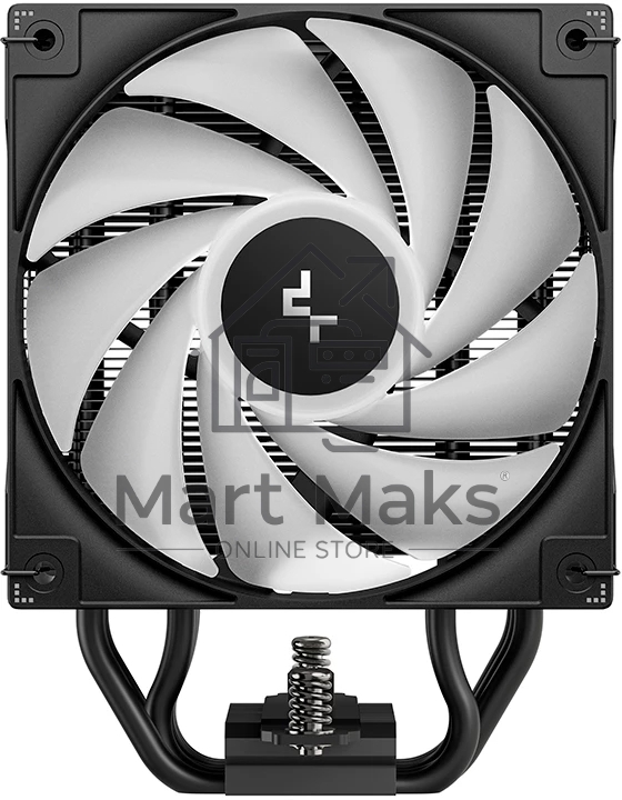 Кулер для процессора DEEPCOOL AG500 BK ARGB V2 черный 120мм алюминий+медь 1900rpm 29.4db 40pin 240W 160мм