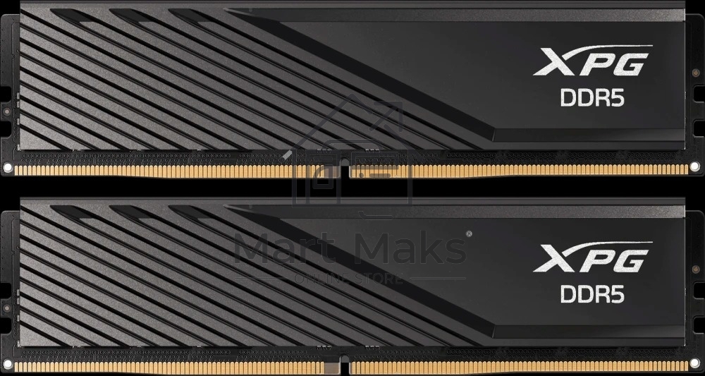 Оперативная память XPG Lancer Blade Black, DDR5, 32GB (2x16GB), 6000MHz, CL34, DIMM, с радиатором, черный