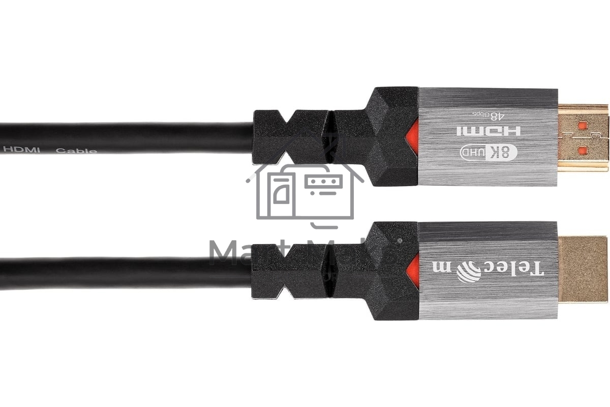 Кабель Telecom HDMI 19M/M,ver. 2.1, 8K@60 Hz 2m метал разъемы