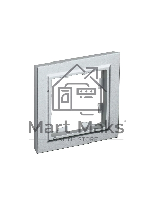 Рамка 1-м BRITE РУ-1-БрА алюм. IEK BR-M12-K47