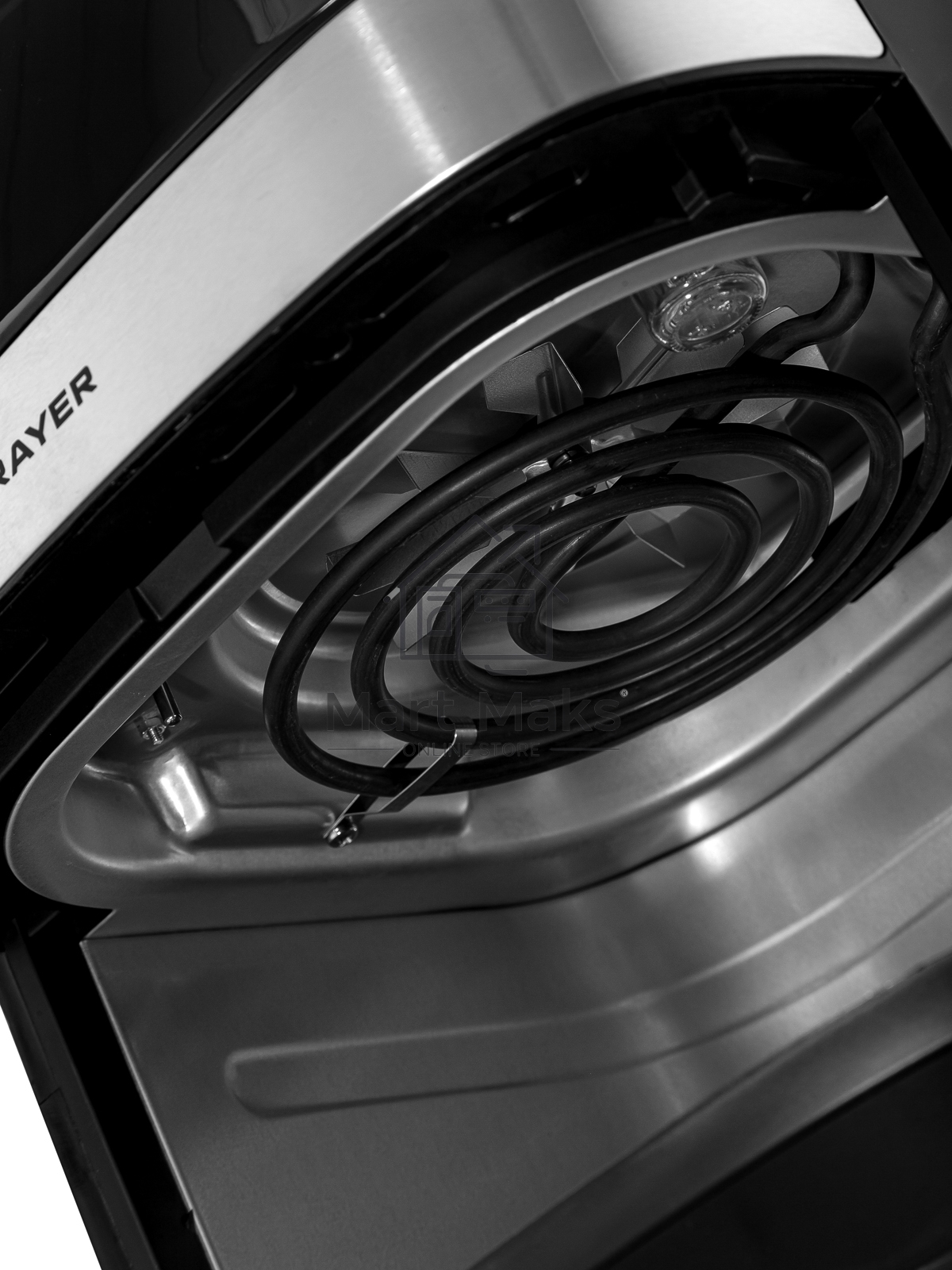 Аэрогриль Brayer 2044BR черный, 2200 Вт, 8 л, сенсор, 10 программ