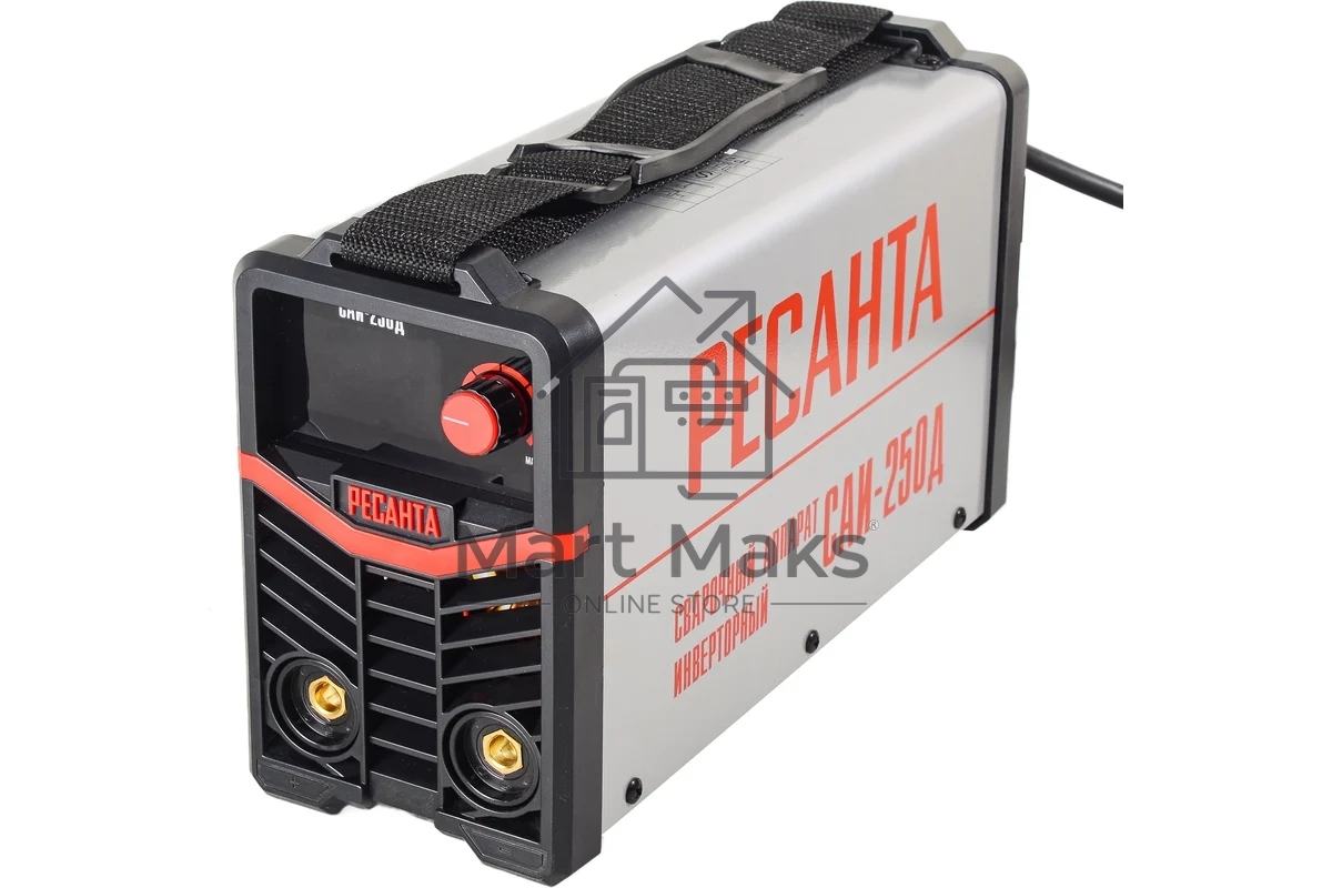 Сварочный аппарат Ресанта САИ-250Д инвертор ММА/TIG 9.5кВт