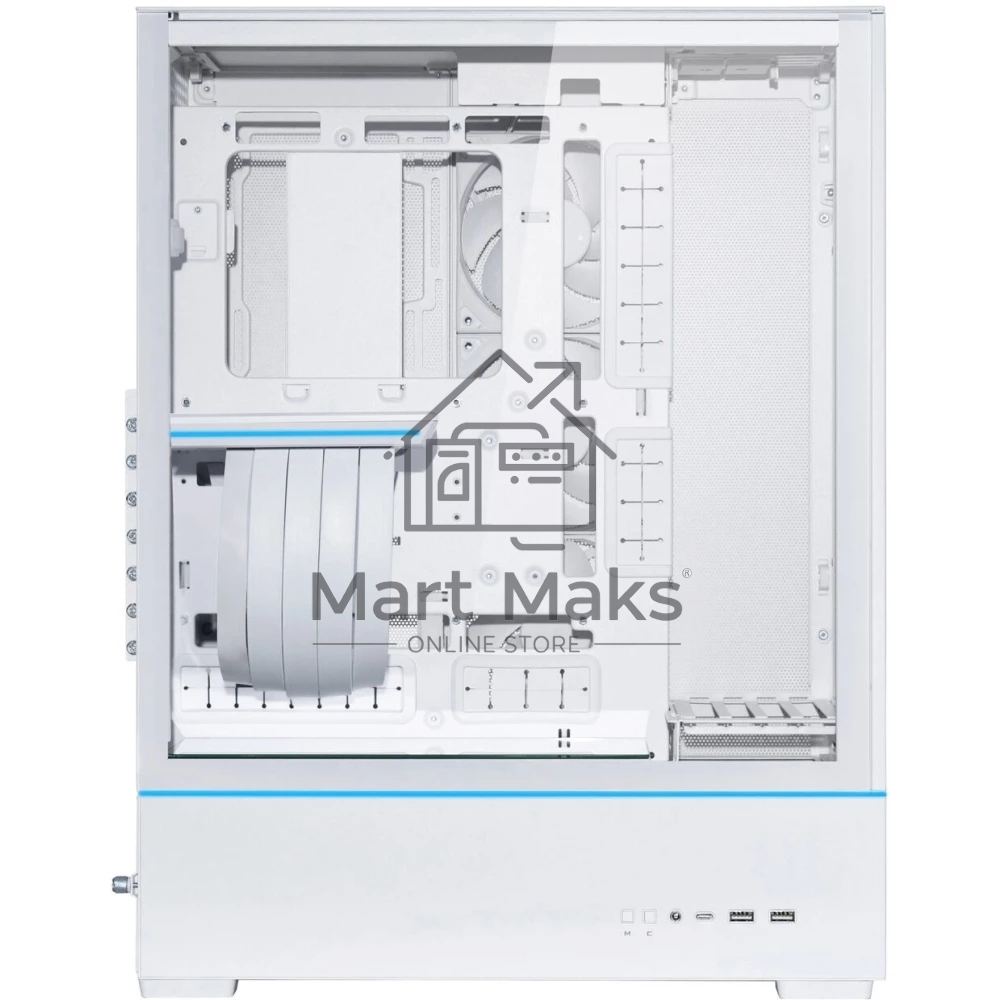 Компьютерный корпус MidiTower Lian Li SUP 01 белый RGb (ATX, без БП, ARGB, 2xUSB3.2 Type-A + USB3.2 Type-C) (G99.SUP01W.00)