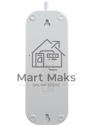 Удлинитель Defender L330 белый, 15 м, EURO, 3 розетки, 3500 Вт