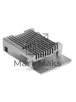 Корпус Qumo Aluminum case without fan, Raspberry Pi 4, silver(RS001)