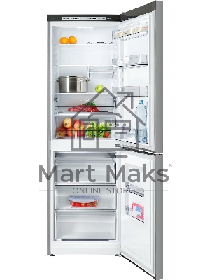 Холодильник Atlant XM 6621-189 серебристый двухкамерный 205/119 л морозилка снизу, капельная система