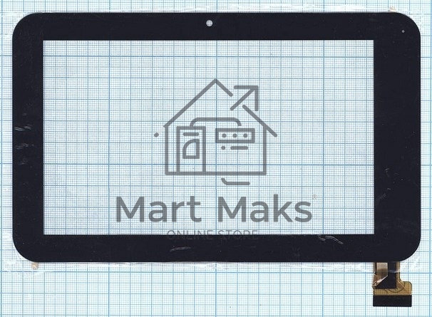 Сенсорное стекло (тачскрин) ZCC-2265V2 HD13-549, черное