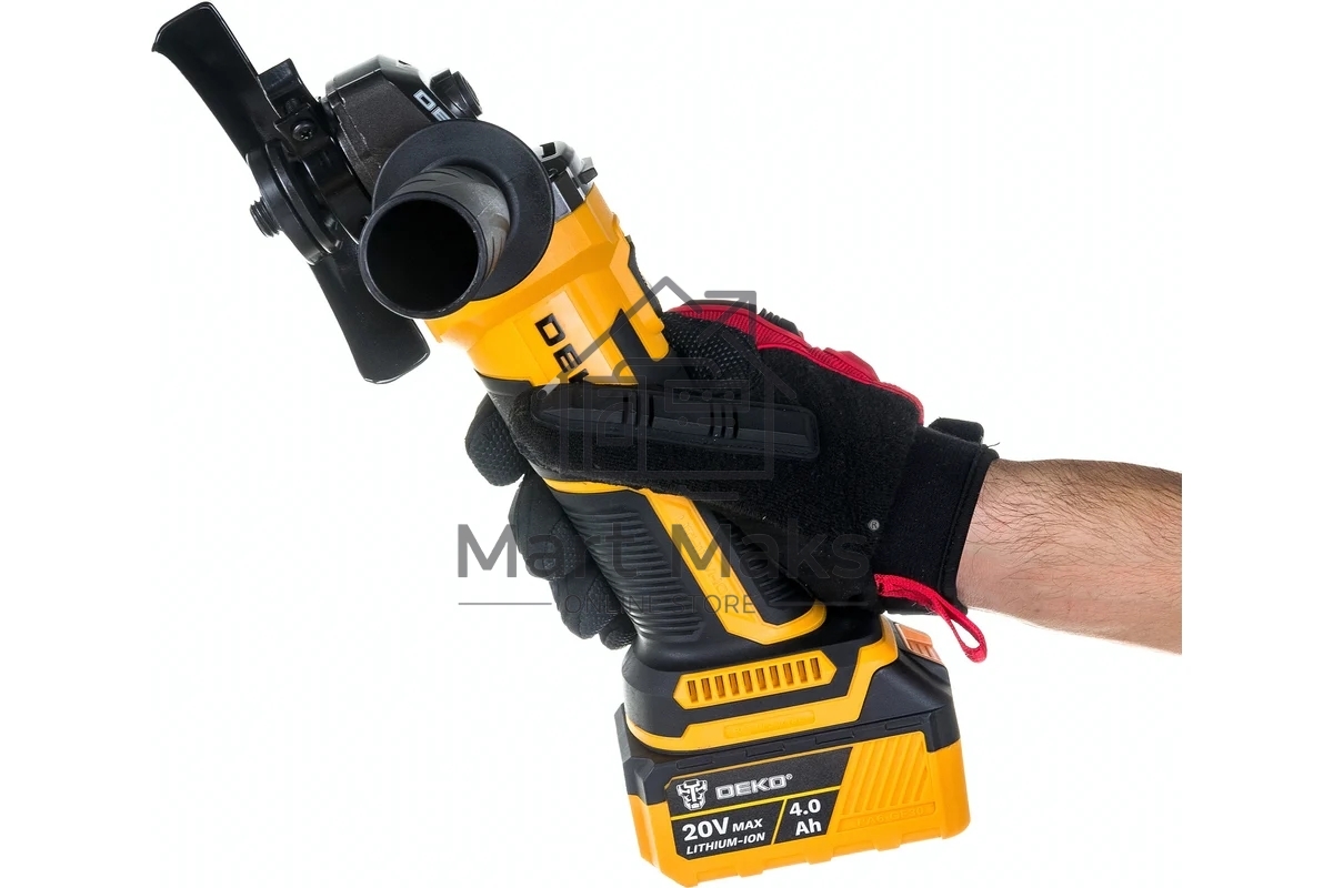Углошлифовальная машина Deko DKAG20-125 8500об/мин рез.шпин.:M15 d=126мм