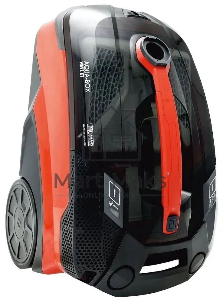 Пылесос моющий Thomas WAVE XT AQUA-BOX красный/черный, 320/1600 Вт, уборка влажная/сухая, пылесборник аквафильтр, 2.6 л