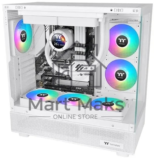 Вентилятор для корпуса Thermaltake CT120 EX Sync ARGB 120х120x25 белый 4-pin 28.5дБ (упак.:3шт) (CL-F190-PL12SW-A) Ret
