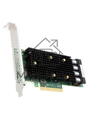 HBA-адаптер Broadcom SAS 9400-16i SGL (05-50008-00 ) PCIe 3.1 x8 LP, Tri-Mode SAS/SATA/NVMe 12G HBA, 16port(4*int SFF8643), 3416 IOC