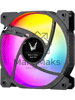 Вентилятор для корпуса Aerocool / Formula Cosmic 12BK FR RGB черный, 120 мм, 1100 об/мин, 22.3 дБ, 4 pin