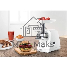 Мясорубка электрическая Bosch MFW2517W 1500 Вт, 1.7 кг/мин, белый