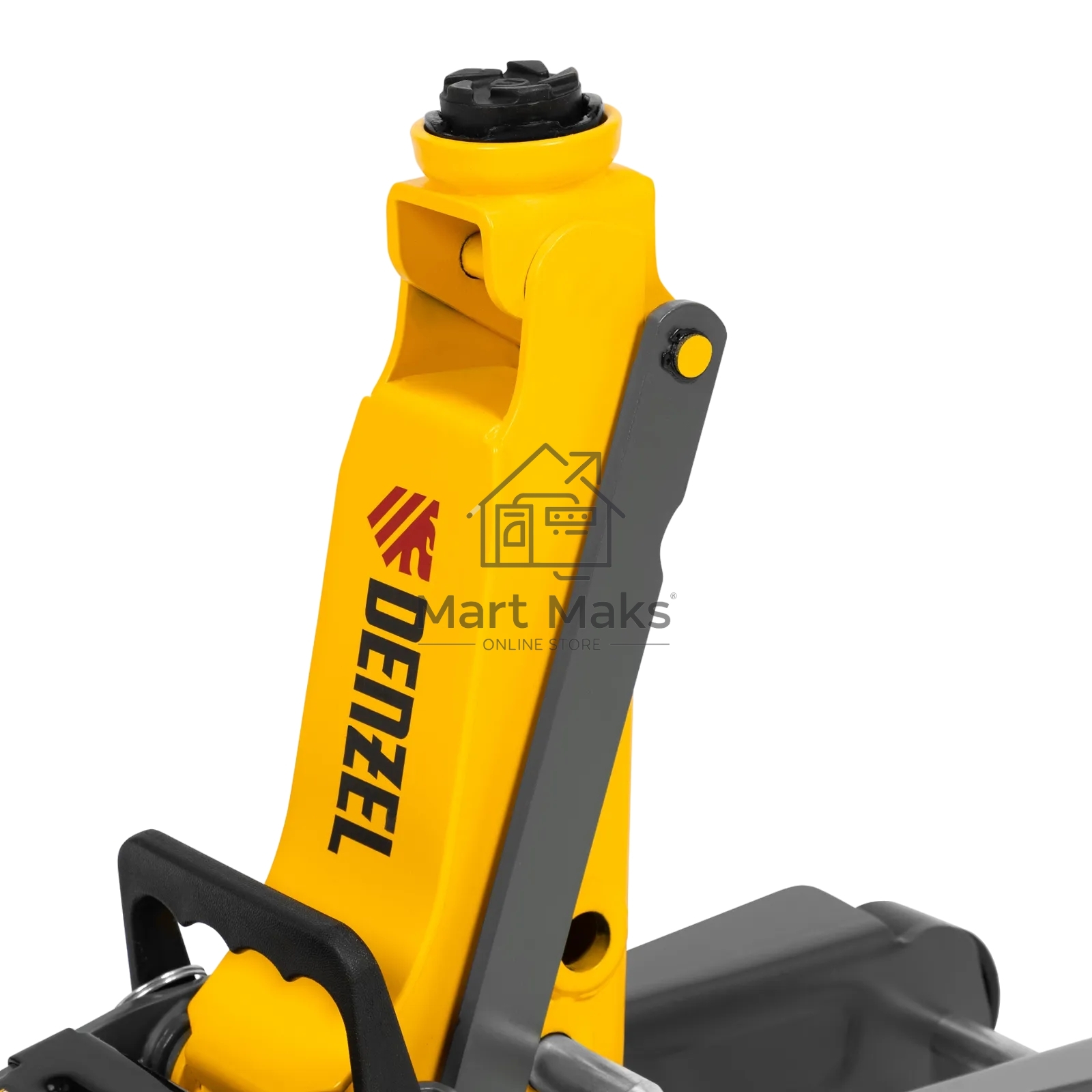 Домкрат гидравлический подкатной с фиксатором Denzel 2,5 т, 85-385 мм