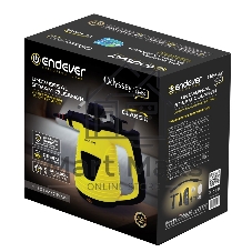 Пароочиститель Endever Odyssey Q-464 желтый/черный, ручной, 1100 Вт, 35 г/мин, 350 мл