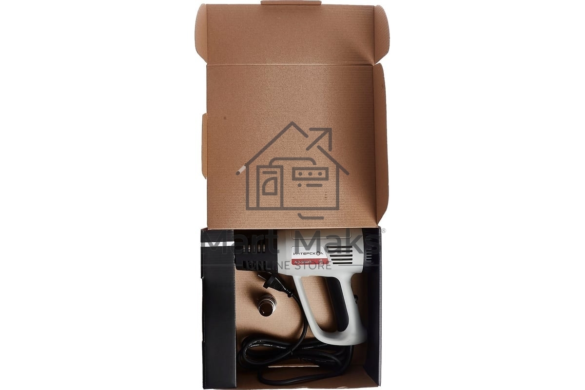 Фен технический Интерскол ФЭ-2000Э 2000Вт темп.80-600С