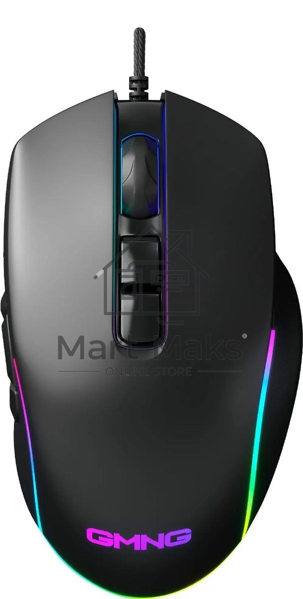 Мышь проводная GMNG XM003 черный, 32000 dpi, USB, кнопки - 10