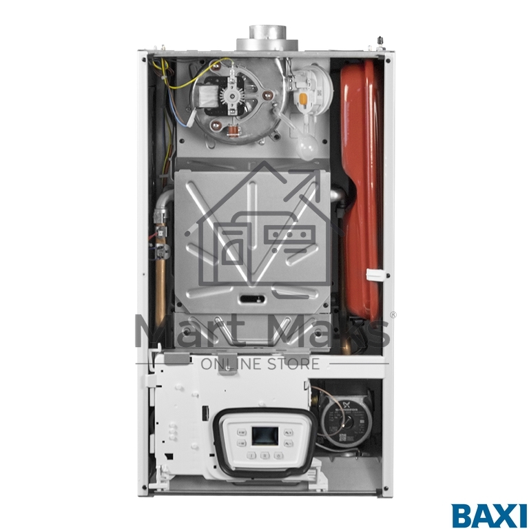 Котел газовый BAXI ECO LIFE 24F настен, 24 кВт, двухконтурный, с закрыт. кам. сгор.