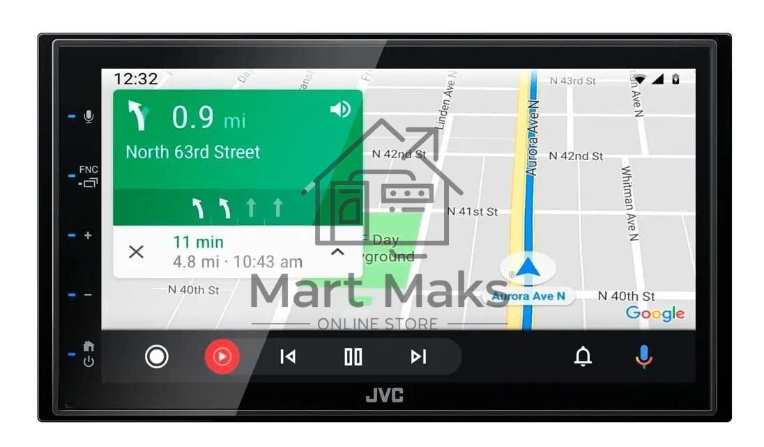 Автомагнитола JVC KW-M560BT 2DIN 4x50Вт