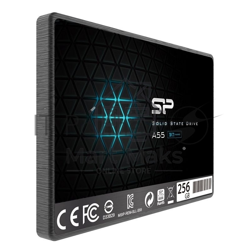 Накопитель SSD Silicon Power Ace A55, 256GB, SATA III, 2.5