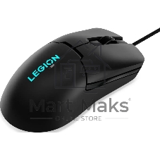 Мышь проводная Lenovo Legion M300s черный, 8000 dpi, USB, кнопки - 6