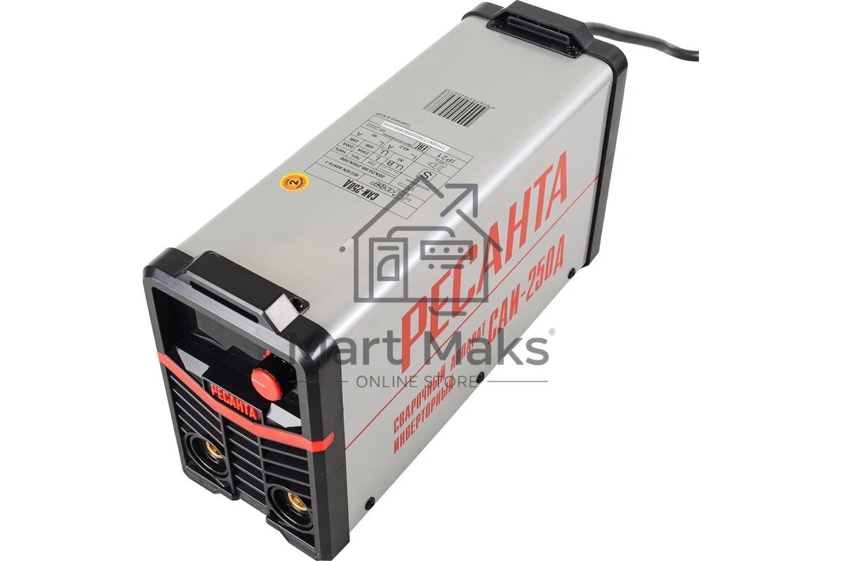 Сварочный аппарат Ресанта САИ-250Д инвертор ММА/TIG 9.5кВт