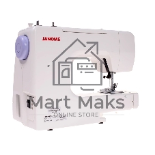 Швейная машина Janome VS52 белый, электромеханическая, вертикальный качающийся, 17 операций, петля полуавтомат